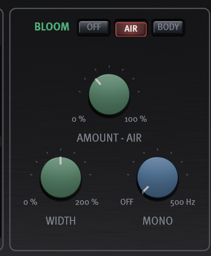 Gravity Channel harmonic stage section